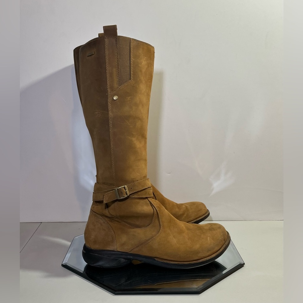 Women’s Merrell Tetra Strap Waterproof Knee High Suede Riding Boots, Size 8.5